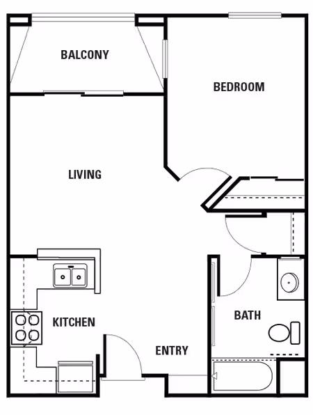 UNIT A floor plan